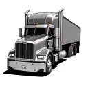 18 Wheeler tattoo design idea