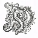 question mark tattoo tattoo design idea
