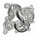question mark tattoo tattoo design idea
