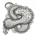 question mark tattoo tattoo design idea