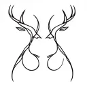 zodiac signs taurus and Virgo tattoo design idea