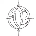 zodiac signs taurus and Virgo tattoo design idea