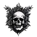 Abide & Surrender tattoo design idea