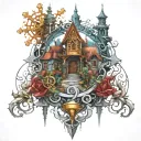 karlach baldur's gate opening tattoo design idea