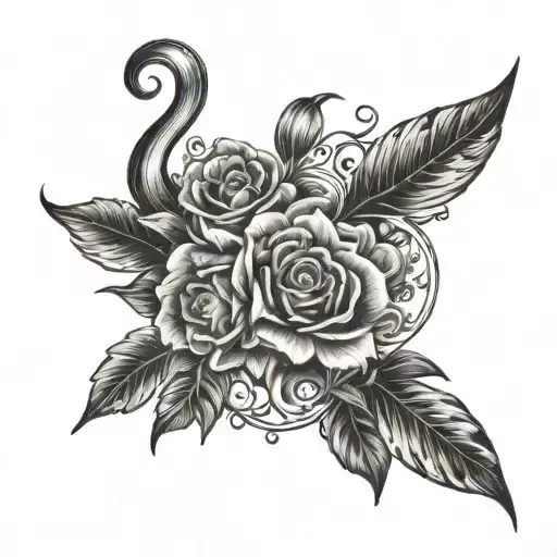 creat a 1998 date of birth tattoo design idea