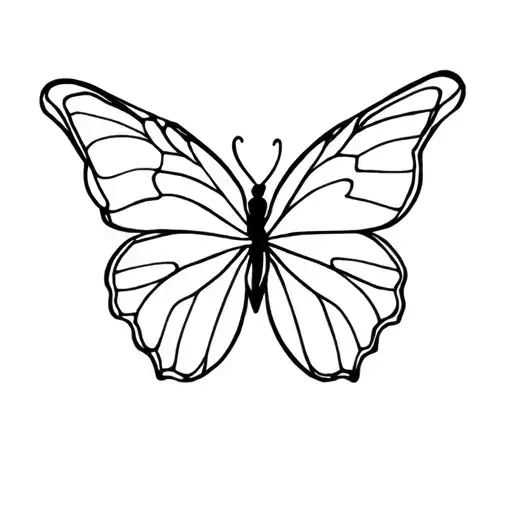 semicolon butterfly tattoo design idea