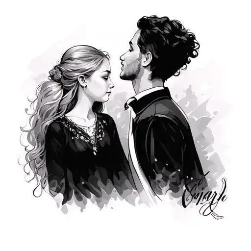 father daughter tattoo tattoo design idea