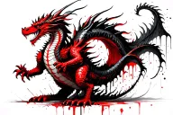 bailey as a dragon wrapped tattoo design idea
