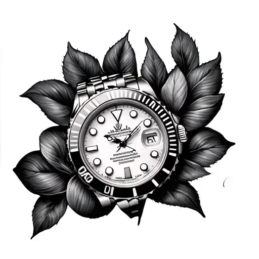 369 rolex tattoo design idea