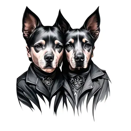 Matching Siblings tattoo design idea