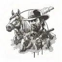 red dead redemption 2 tattoo design idea