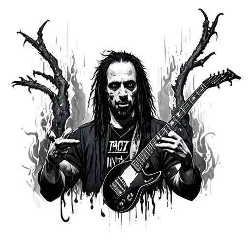 kyle spelt like the band korn tattoo design idea