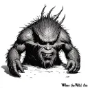 great unclean one, classic Where the Wild Things Are vibe tattoo design idea