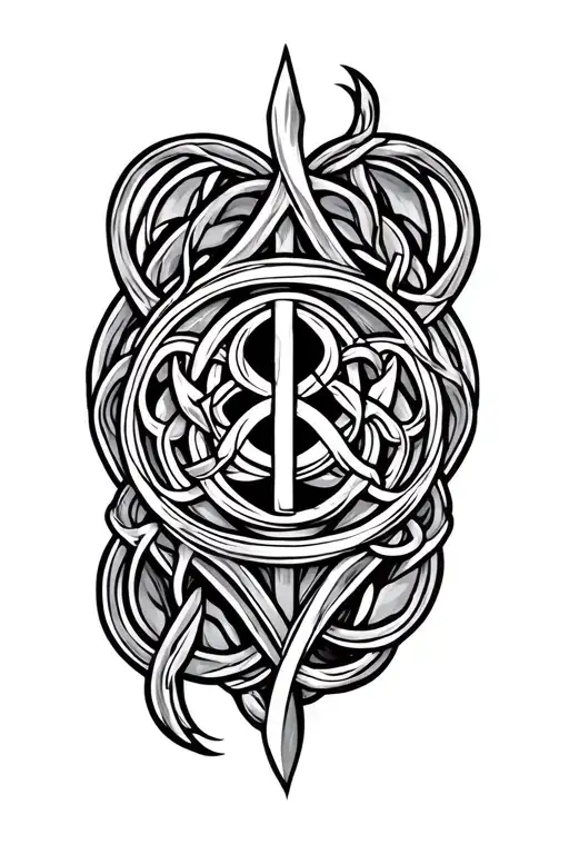 Symbols Family Celtic tattoo design idea