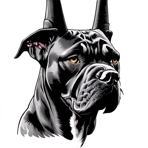 cane corso god soldiers vs anubis demon soldeirs tattoo design idea