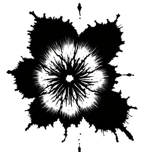 inkblot test tattoo design idea