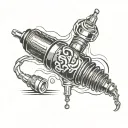 spark plugs nitrous bottle turbo tattoo design idea