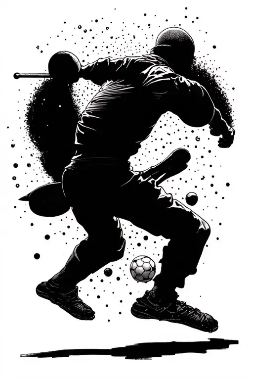 One Piece, Sports and Quantum Physics in a tattoo tattoo design idea