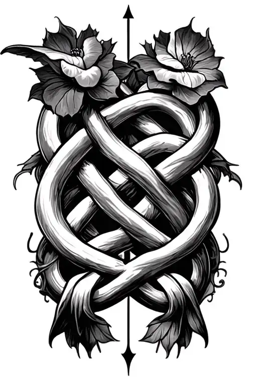 Witches Knot tattoo design idea