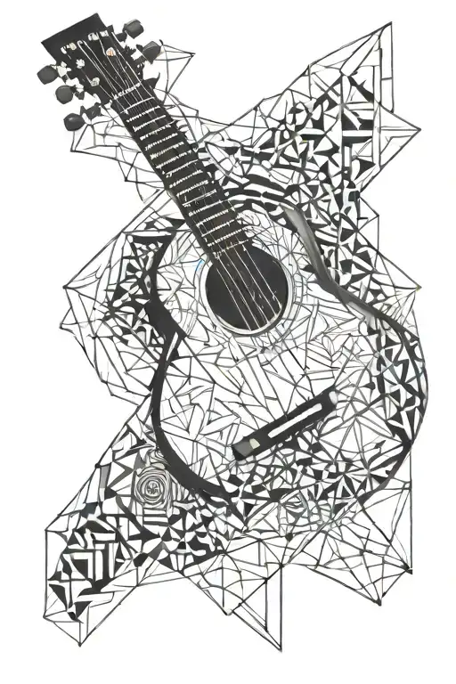 Taylor Guitar tattoo design idea