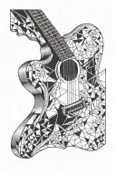 Taylor Guitar tattoo design idea