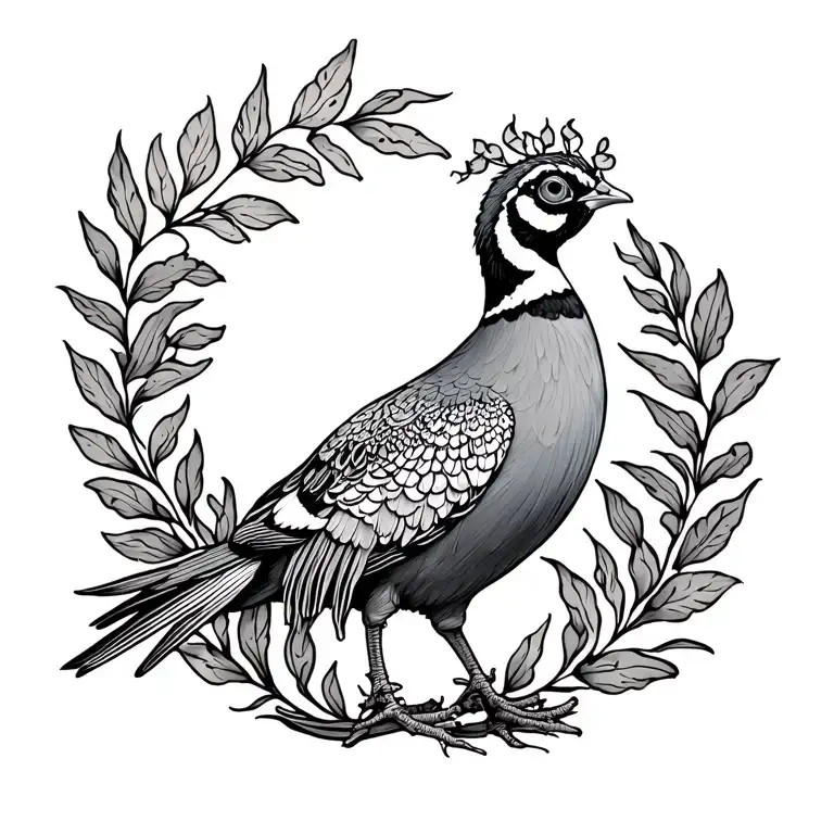 pheasant tattoo back tattoo design idea