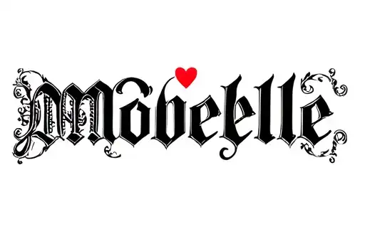 "Michelle❤️" tattoo design idea
