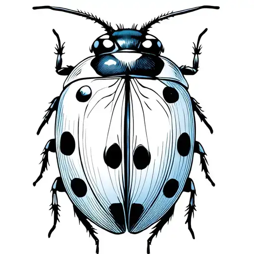 Ladybug tattoo design idea