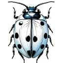 Ladybug tattoo design idea