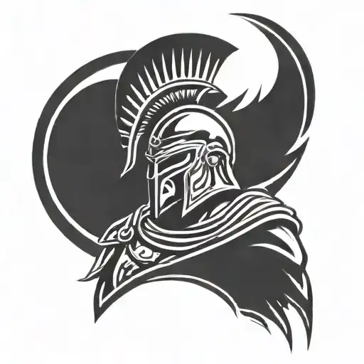 300 movie spartan tattoo design idea