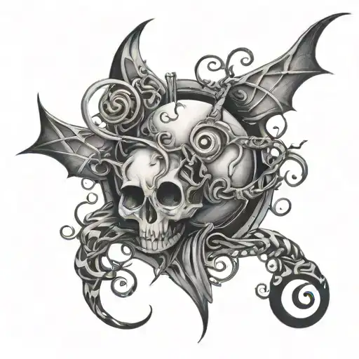 Tim Burton tattoo design idea