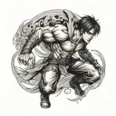 eren yeager founding titan tattoo design idea