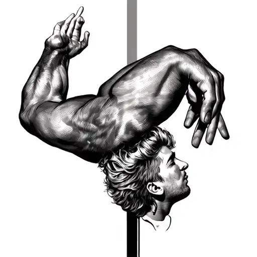 symbiogram with dale one direction and cunt upside down  tattoo design idea