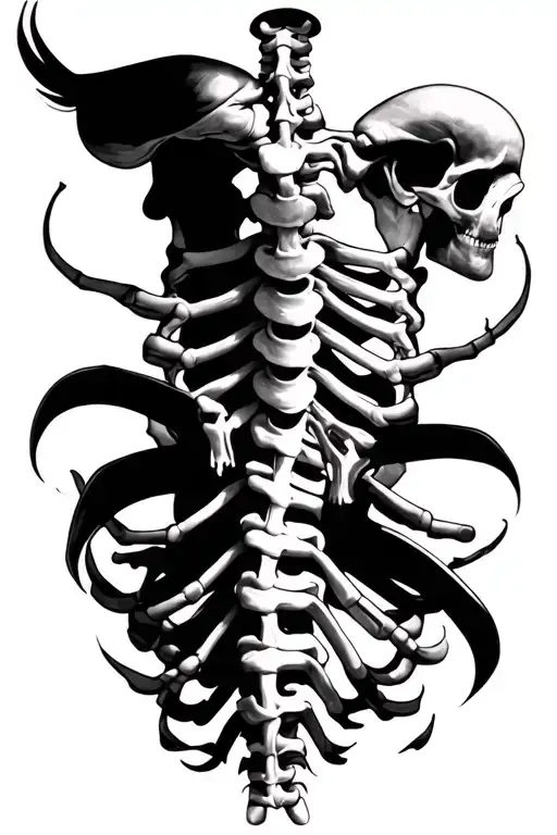 chiropractic  tattoo design idea