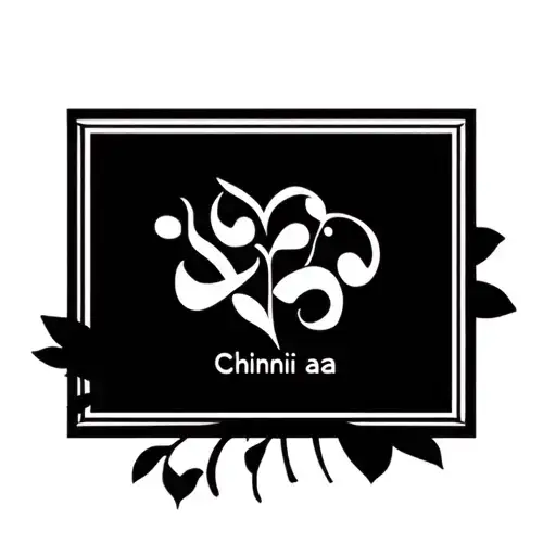 i want to get my wife name Chinni aa tattoo on my wrist.a minimalist and unique tattoo. with some sanskrit font.design tattoo design idea