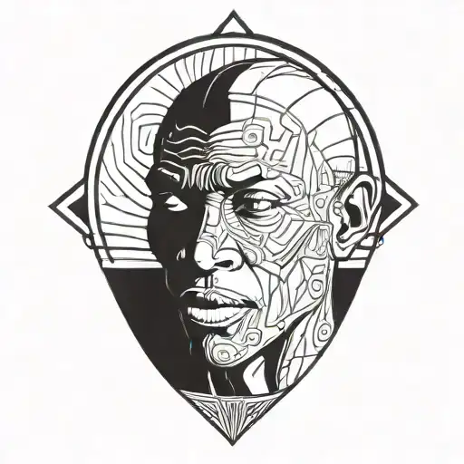 mamba mentality style with hidden meanings tattoo design idea