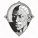 mamba mentality style with hidden meanings tattoo design idea