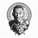 mamba mentality style with hidden meanings tattoo design idea