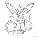 ketamine tattoo design idea