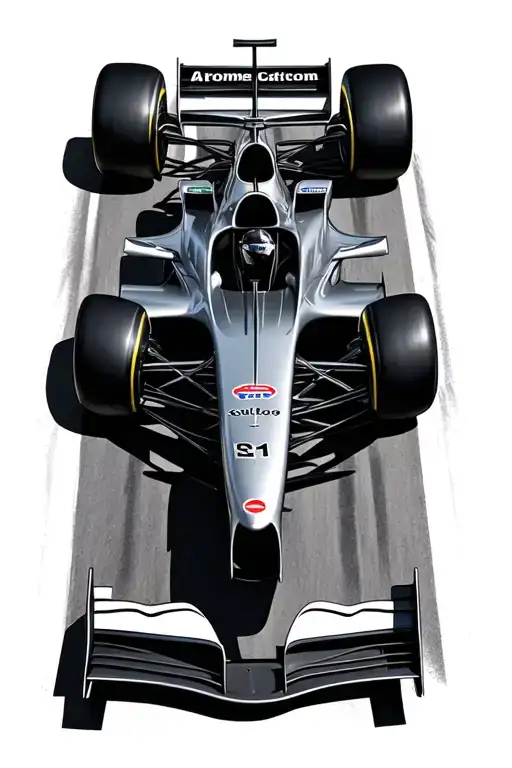 F1 Car tattoo design idea