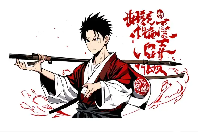 Choso jujutsu kaisen tattoo design idea