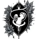 Abortion tattoo design idea