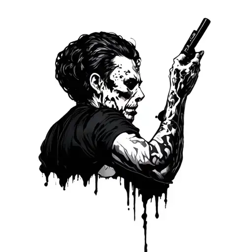 i don't get mad i get even violence is something i believe in tattoo tattoo design idea