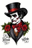 Jekyll And Hyde tattoo design idea