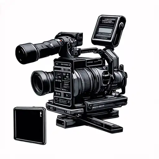 Film maker tattoo design idea