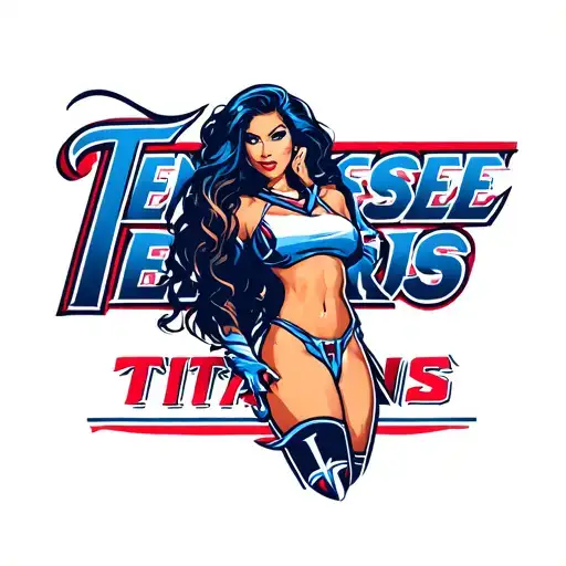 tennessee titans sexy women tattoo design idea