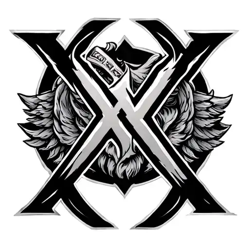 "XXX" greek god ajax tattoo design idea
