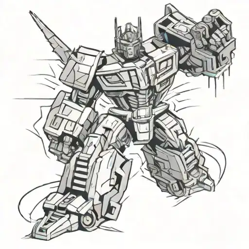 Optimus Prime tattoo design idea