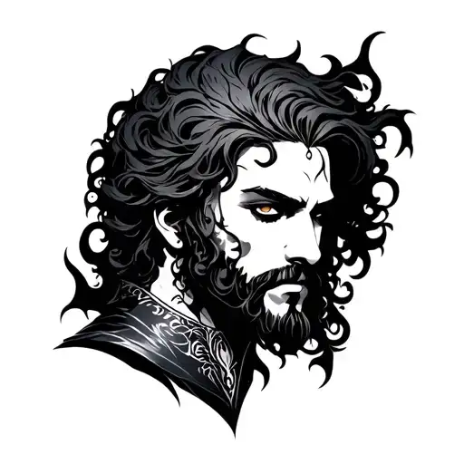 tanathos persona 3 tattoo design idea