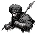 Sikh Warrior tattoo design idea